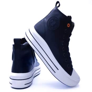 Bota Hombre Converse Jollete 170934 Negro 3 - BOTAS MUJER REFRESH JOLIETE 172303 | SNEAKERS ALTAS ESTILO CONVERSE REFRESH 170934, Botín Mujer