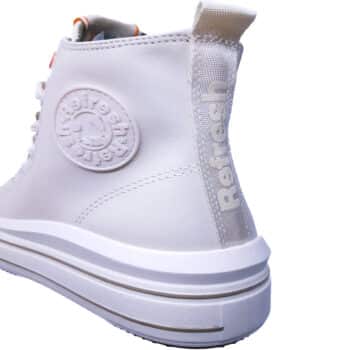 botin mujer refresh 170934 beige - BOTAS MUJER REFRESH JOLIETE 172303 | SNEAKERS ALTAS ESTILO CONVERSE REFRESH 170934, Botín Mujer