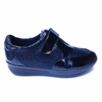 Comprar Zapatillas mujer velcro super anchas Doctor Cutillas en azul marino  online