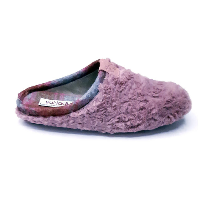 VUL LADI NUBES LILA - ZAPATILLA MUJER VUL LADI NUBES LILA DE FELPA | PANTUFLAS SUAVES Y CÁLIDAS PARA CASA