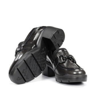 zapato mujer mocasin fluchos tacon piel charol elegancia confort 5 - ZAPATO MUJER MOCASÍN FLUCHOS TACÓN PIEL | ELEGANCIA Y CONFORT EN CADA PASO