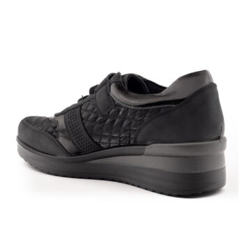 zapatilla deportiva mujer mysoft 24m578 comodidad cuna memory foam negro 2 - ZAPATO DEPORTIVO MUJER MYSOFT 24M578 | COMODIDAD Y ESTILO CON CUÑA Y MEMORY FOAM