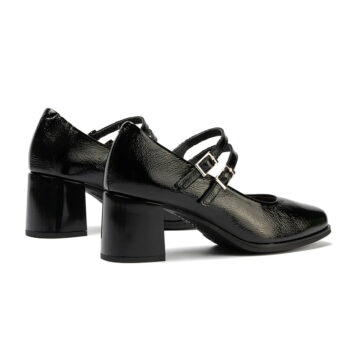 zapato mercedes charol mujer pitillos 10137 negro tacon alto 3 - ZAPATO MERCEDES EN CHAROL MUJER PITILLOS 10137 NEGRO | TACÓN ALTO P. CUADRADA