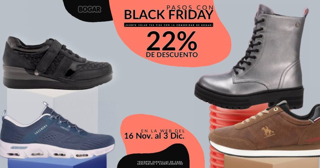 Black Friday 2024 Ofertas Irresistibles en Calzado con Estilo en Zapaterías Bogar