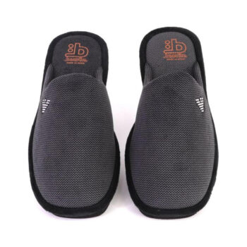 berevere hombre zapatillas casa in3711 negro 3 - ZAPATILLAS DE CASA HOMBRE BEREVERE IN3711 | COMODIDAD Y ESTILO EN NEGRO
