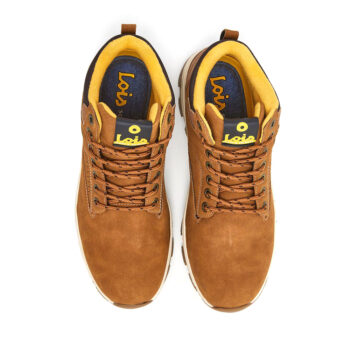 bota hombre lois outdoor cordones tirador camel 4 - BOTA HOMBRE LOIS 64286 OUTDOOR CON CORDONES Y TIRADOR TRASERO | COMODIDAD Y ESTILO EN PU NOBUCK CAMEL