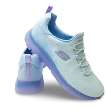 Skechers 150269-Mujer - Zapatillas Sin Cordones con Amortiguación y Diseño Transpirable