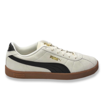 Zapatillas hombre Puma Club beige - sneakers de piel sintética en color beige con detalles en negro, suela de goma y amortiguación SoftFoam+.