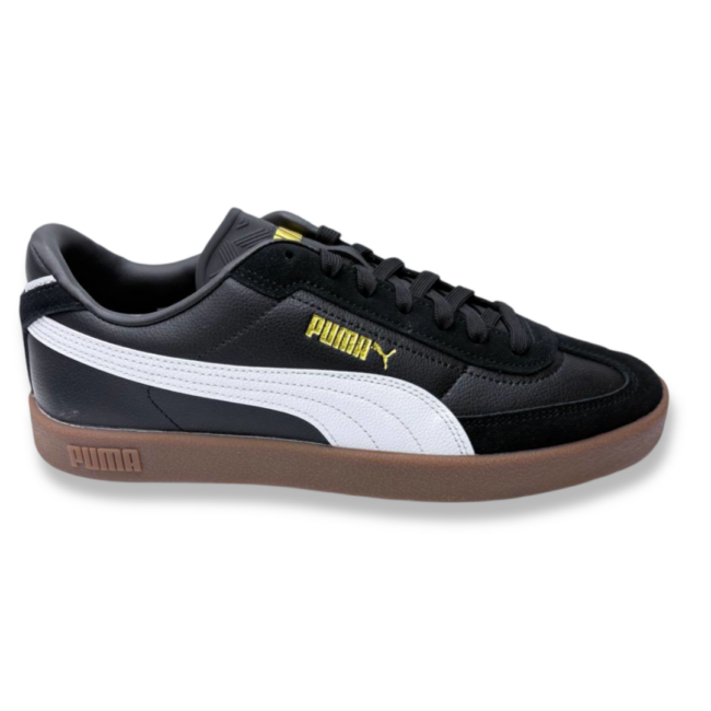 Zapatillas hombre Puma Club Era - sneakers de moda urbana en color negro y blanco, con amortiguación SoftFoam+ y suela de goma.