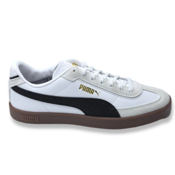 Zapatillas hombre Puma Club II Era - sneakers de piel sintética en blanco y negro con amortiguación SoftFoam+ y suela de goma resistente.