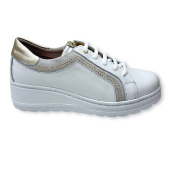 Zapatos Fluchos Aqua F1997 504066 Blanco - deportivas para mujer con cuña, comodidad y diseño sofisticado
