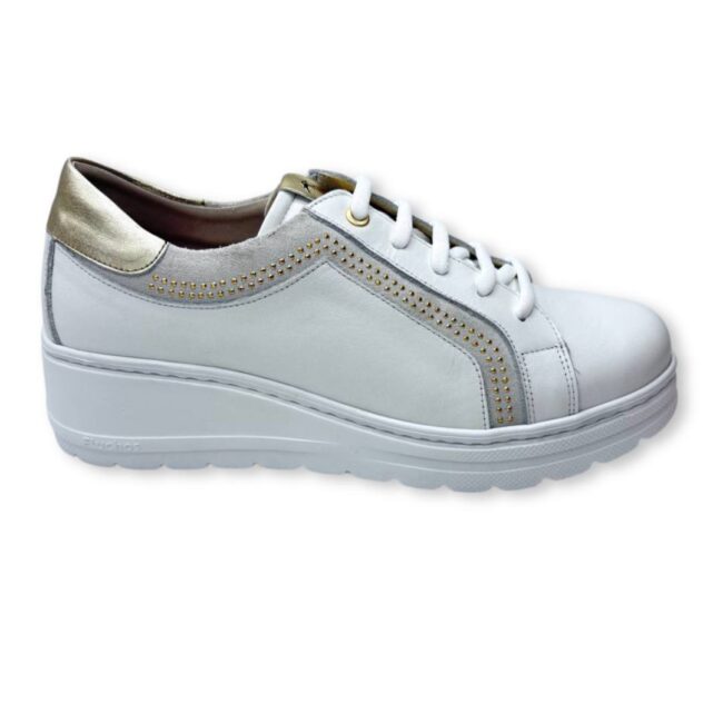 Zapatos Fluchos Aqua F1997 504066 Blanco - deportivas para mujer con cuña, comodidad y diseño sofisticado