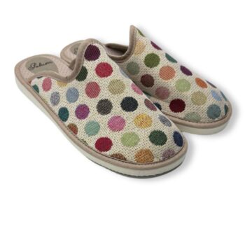 IMG 1669 - ZAPATILLAS DE CASA MUJER PELUSIN CÍRCULOS 100 | DISEÑO ESTAMPADO Y SUELA FLEXIBLE Chinelas Pelusin Círculos 100 - zapatillas de casa para mujer con diseño estampado y suela flexible