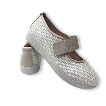 Zapato salón Doctor Cutillas Velcro 50310 Blanco - comodidad y estilo con ajuste seguro y suela ergonómica