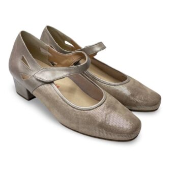 Zapato salón Doctor Cutillas Pulsera 81198 Beige - diseño sofisticado con detalles calados y plantilla de confort