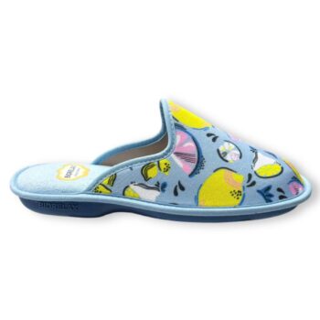 chinela-relax-cosdam-lemon-azul-4005 DE CASA MUJER COSDAM 4005