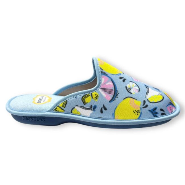 chinela-relax-cosdam-lemon-azul-4005 DE CASA MUJER COSDAM 4005