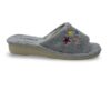 chinela-rizo-berevere-gris-v5028 DE CASA MUJER BEREVERE V5028
