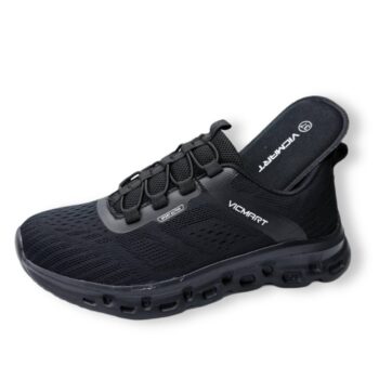 IMG 8164 - ZAPATILLA DEPORTIVA MUJER VICMART 316 | ZAPATILLAS LIGERAS CÓMODAS MUJER, ELÁSTICOS, SUELA FLEXIBLE vicmart-316-negro