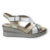 IMG 9234 - SANDALIA MUJER PITILLOS 10360 BLANCO | SANDALIA DE CUÑA CON TIRAS BICOLOR Y HEBILLA AJUSTABLE pitillos-10360-blanco Pitillos 10360