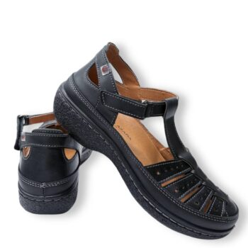 IMG 9820 - ZAPATO MUJER VELCRO LAURA AZAÑA LA11987BI & LA11987NC | ZAPATO CÓMODO DE MUJER CON ESTILO ARTESANAL laura-la11987negro