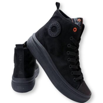 IMG 6273 - BOTAS MUJER REFRESH JOLIETE 172303 | SNEAKERS ALTAS ESTILO CONVERSE Botas_Refresh_Joliete_172303_Negro_Mujer_00