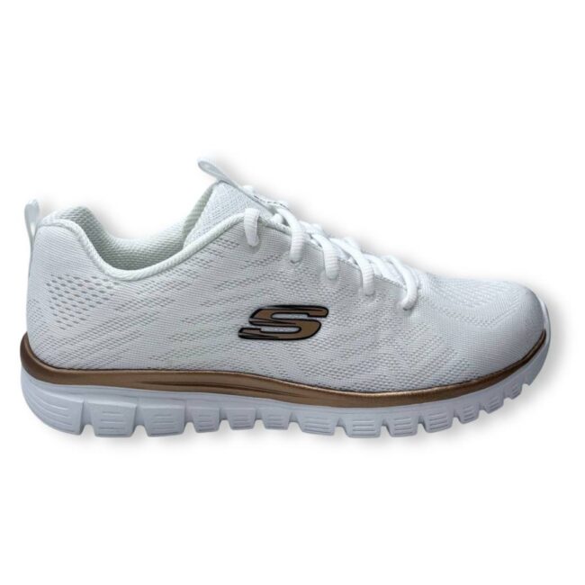Zapatillas_Skechers_Graceful_12615_WTRG_BlancoRoseGold_Mujer_00. SKECHERS GRACEFUL-GET CONNECTED 12615