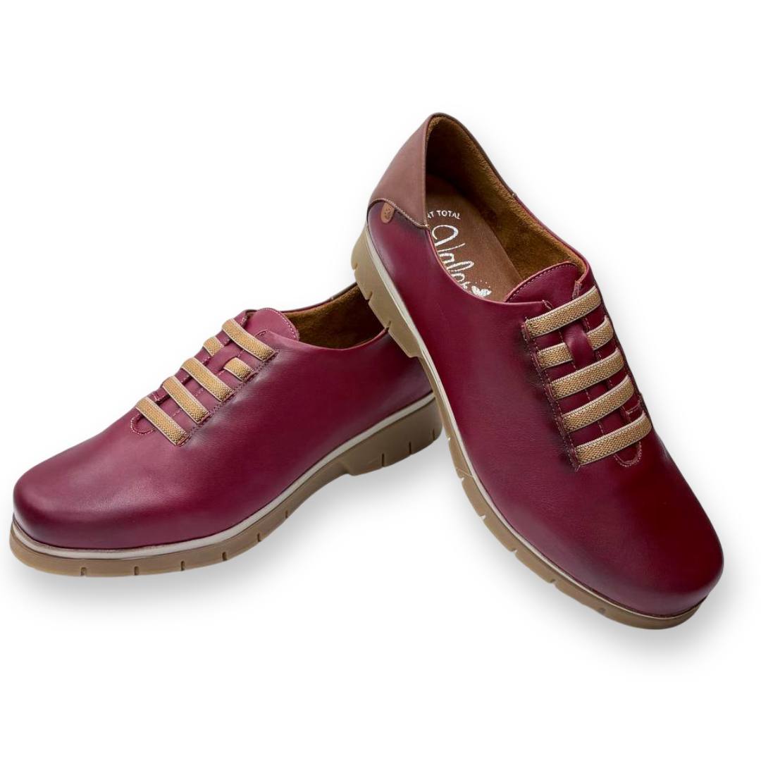 IMG 0699 1 - ZAPATOS MUJER VALERIA’S 2385 | PIEL NATURAL Y COMODIDAD PREMIUM valerias-2385-burdeos