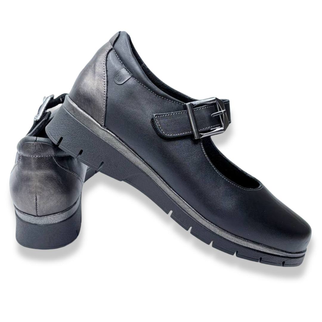 IMG 1012 - ZAPATO MUJER VALERIA’S 2386 | SALÓN CONFORT DE PIEL CON HEBILLA valerias-2386-negro