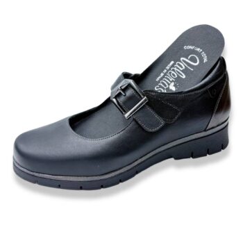 IMG 1028 - ZAPATO MUJER VALERIA’S 2386 | SALÓN CONFORT DE PIEL CON HEBILLA valerias-2386-negro