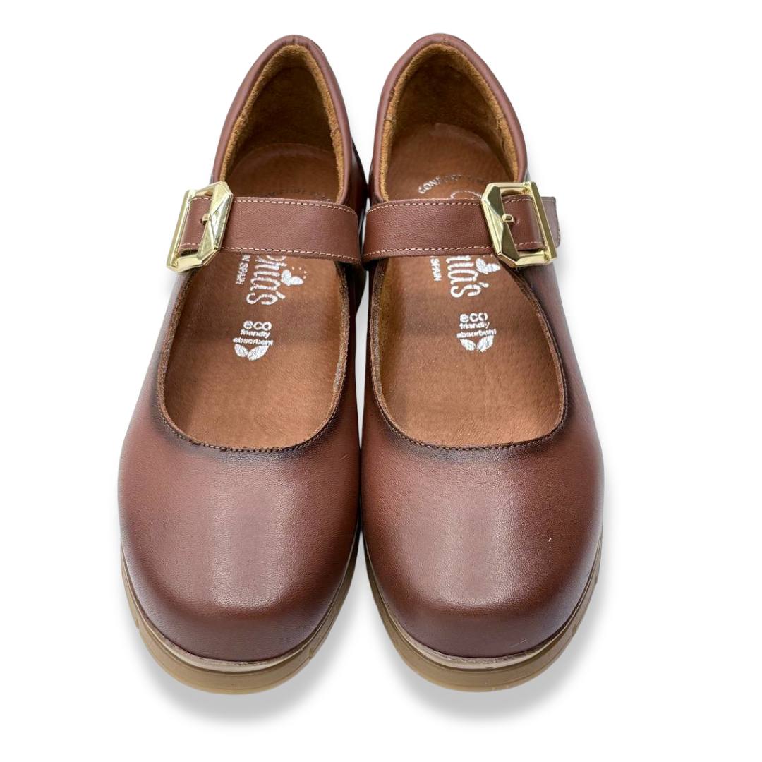 IMG 1105 - ZAPATO MUJER VALERIA’S 2386 | SALÓN CONFORT DE PIEL CON HEBILLA valerias-2386-cuero