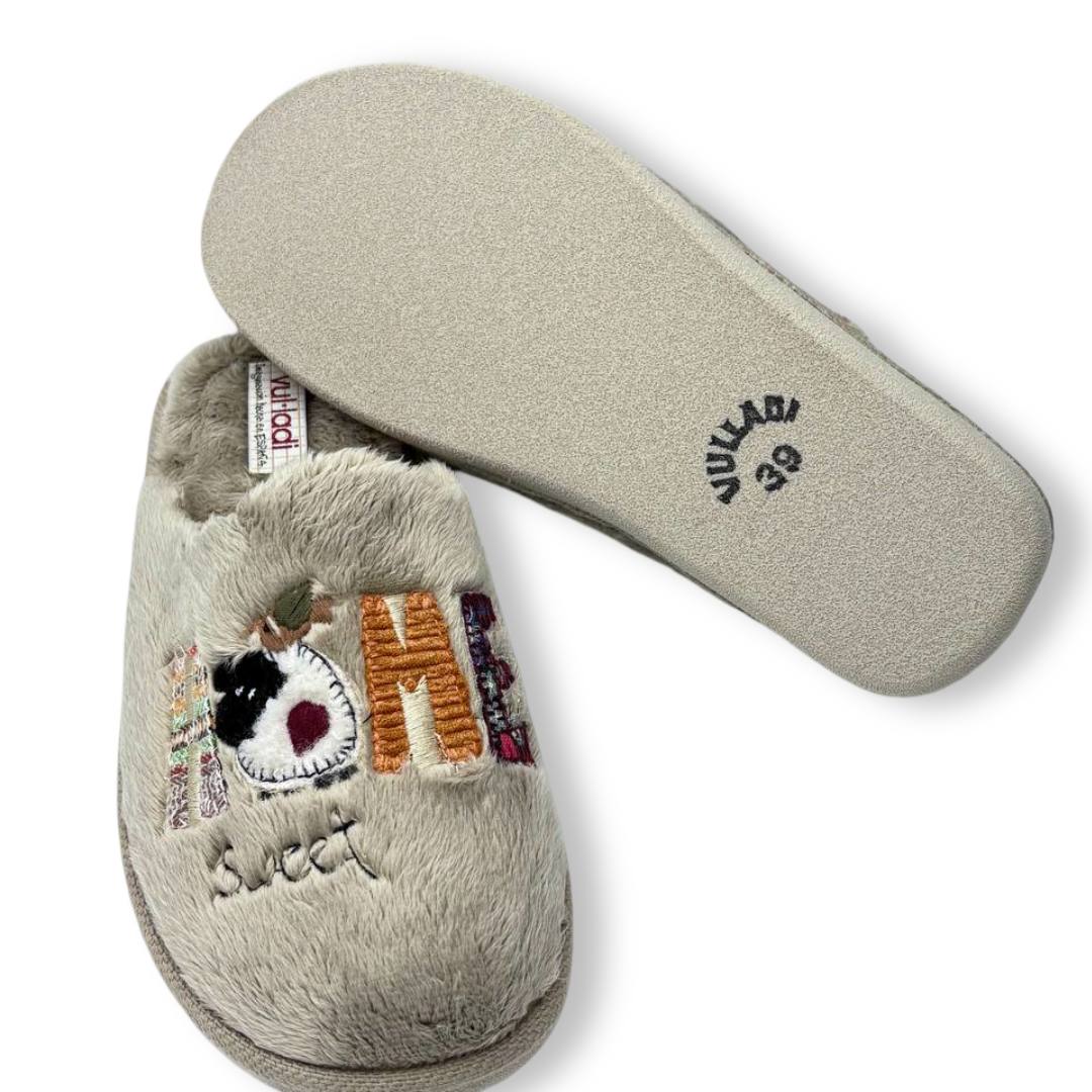 IMG 2327 - ZAPATILLAS DE CASA MUJER VUL-LADI 7074 | SUAVES Y CÁLIDAS CON DISEÑO BORDADO ZapatillasdeCasa_Mujer_VulLadi_Beige_7074-123