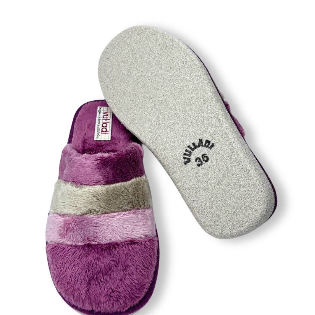 IMG 2336 - ZAPATILLAS DE CASA MUJER VUL-LADI 5508 | DISEÑO LÍNEAS Y TEJIDO SUAVE ZapatillasdeCasa_Mujer_VulLadi_Rosa_5508-C15