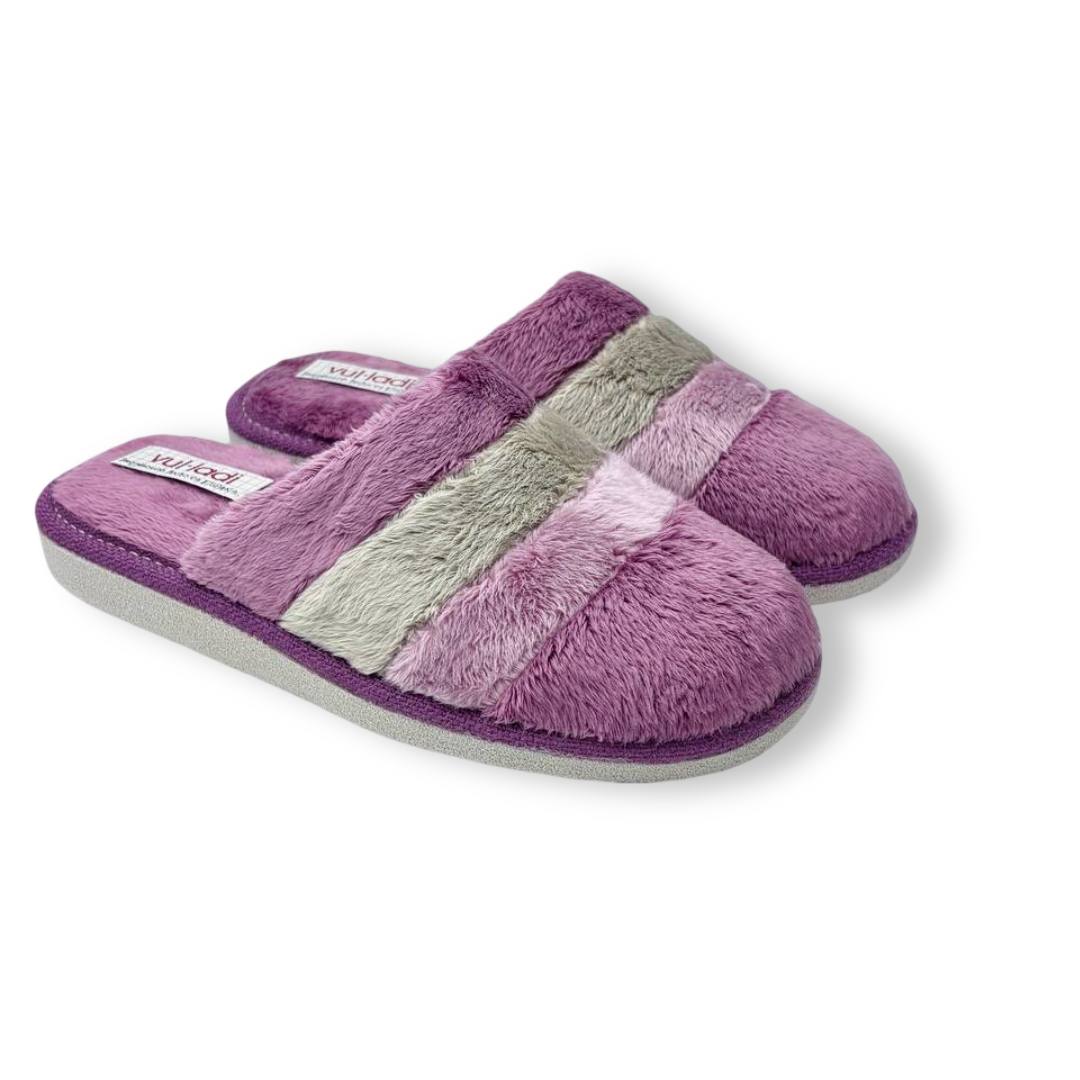 IMG 2384 - ZAPATILLAS DE CASA MUJER VUL-LADI 5508 | DISEÑO LÍNEAS Y TEJIDO SUAVE ZapatillasdeCasa_Mujer_VulLadi_Rosa_5508-C15