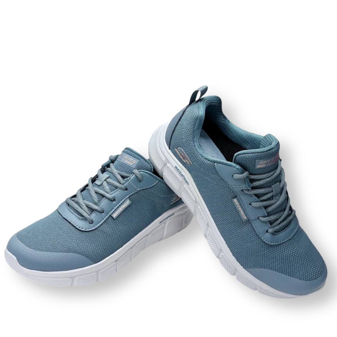 IMG 2404 - SNEAKERS MUJER SKECHERS 117351 | IMPERMEABLE Y PLANTILLA MEMORY FOAM Sneakers_Mujer_Skechers_Gris_117351/SLT