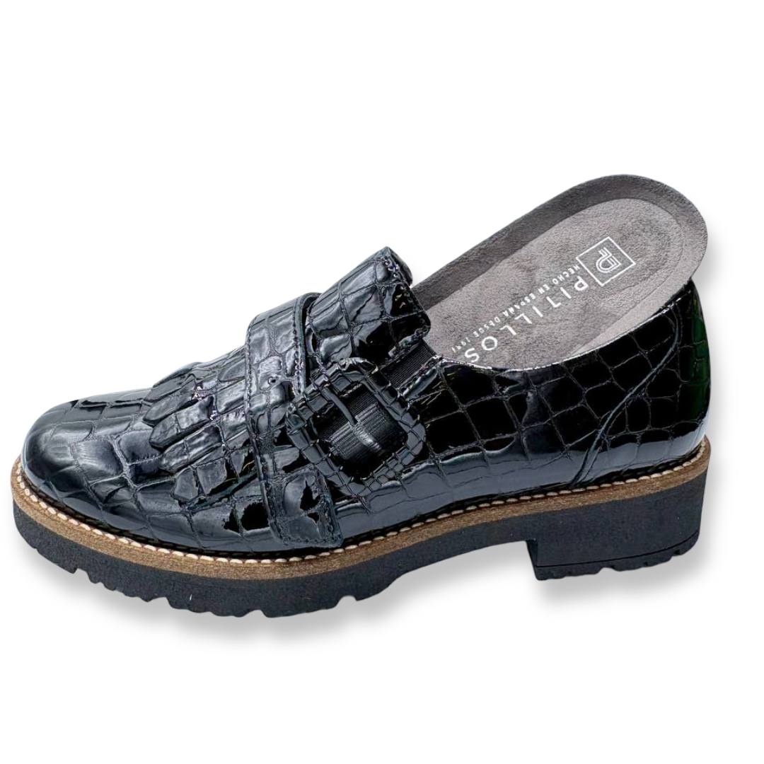 IMG 2801 - ZAPATOS MUJER PITILLOS 10772 | ACHAROLADO CON PIEL TEXTURIZADA Y SUELA FLEXIBLE pitillos_10772_negro.jpg