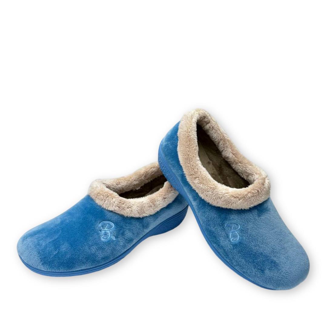 IMG 3676 - ZAPATILLAS CERRADAS MUJER BEREVERE IN888 | CALIDEZ Y COMODIDAD DIARIA ZapatillasdeCasa_Mujer_Berevere_Aguamar_IN888