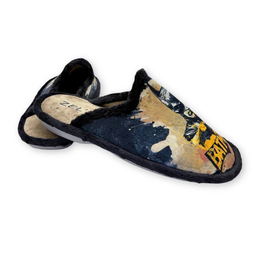 IMG 3686 - CHINELA HOMBRE CALZADOS ZEL’S 11311 BATMAN | SUELA ANTIDESLIZANTE Y TEJIDO SUAVE Chinela_Hombre_Zels_Negro_11311_61414