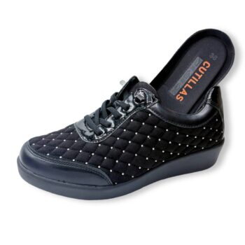 IMG 3768 - ZAPATO MUJER DR. CUTILLAS 38611 | CORDONES ELÁSTICOS Y PLANTILLA ACOLCHADA ZapatosComodidad_Mujer_DrCutillas_Negro_38611