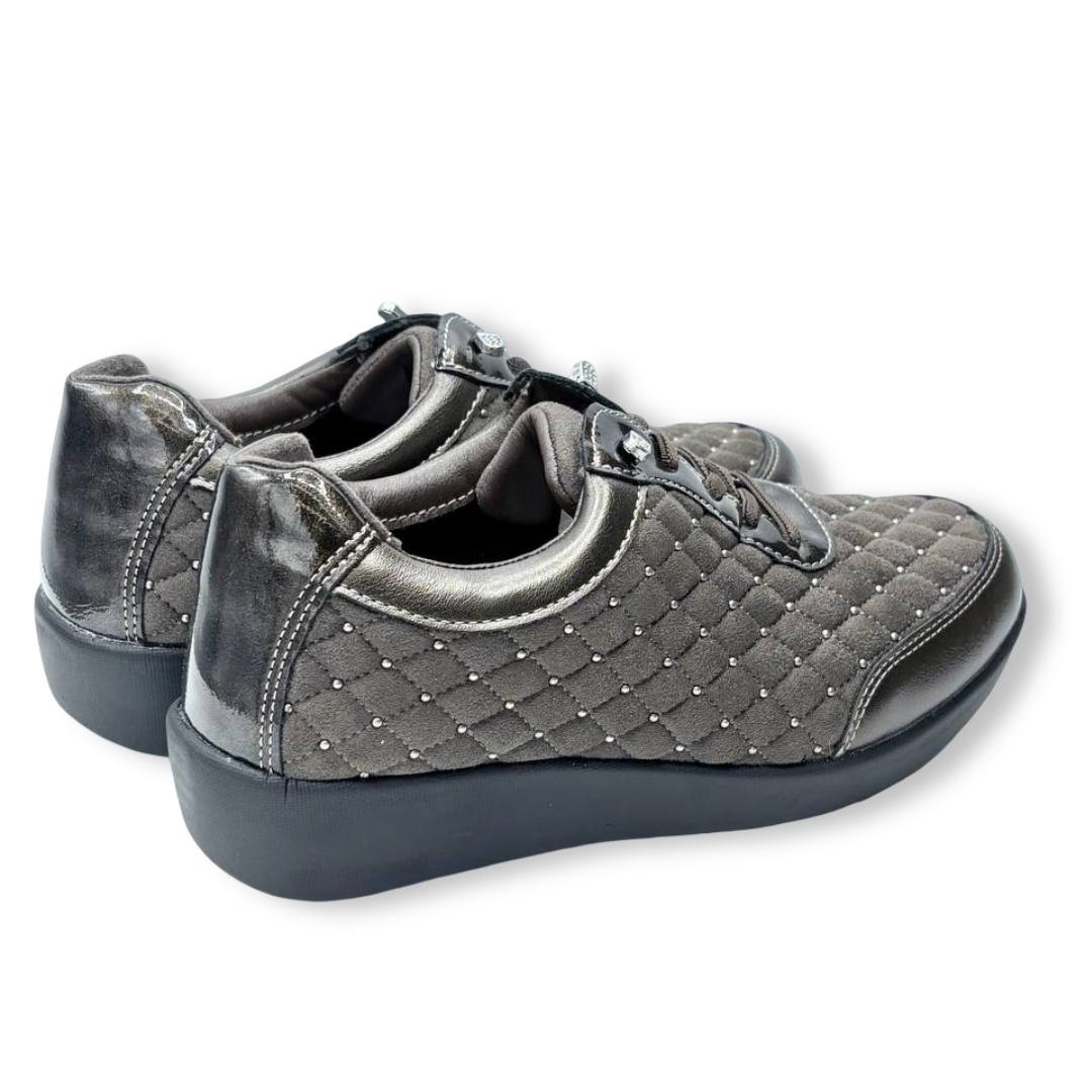 IMG 3825 - ZAPATO MUJER DR. CUTILLAS 38611 | CORDONES ELÁSTICOS Y PLANTILLA ACOLCHADA ZapatosComodidad_Mujer_DrCutillas_Musgo_38611