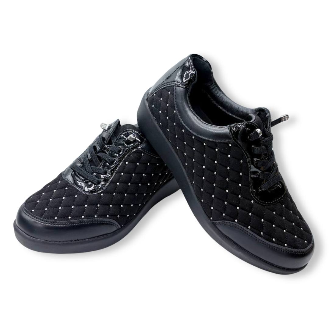 IMG 3841 - ZAPATO MUJER DR. CUTILLAS 38611 | CORDONES ELÁSTICOS Y PLANTILLA ACOLCHADA ZapatosComodidad_Mujer_DrCutillas_Negro_38611